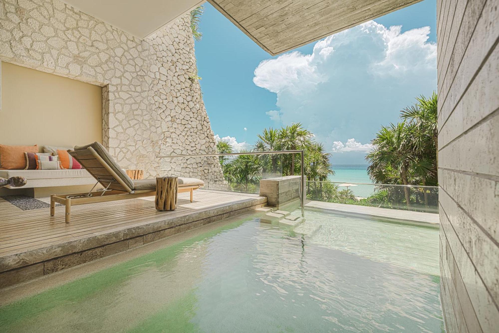 La Casa De La Playa By Xcaret (Adults Only) Hotell Los Dos Compadres Exteriör bild